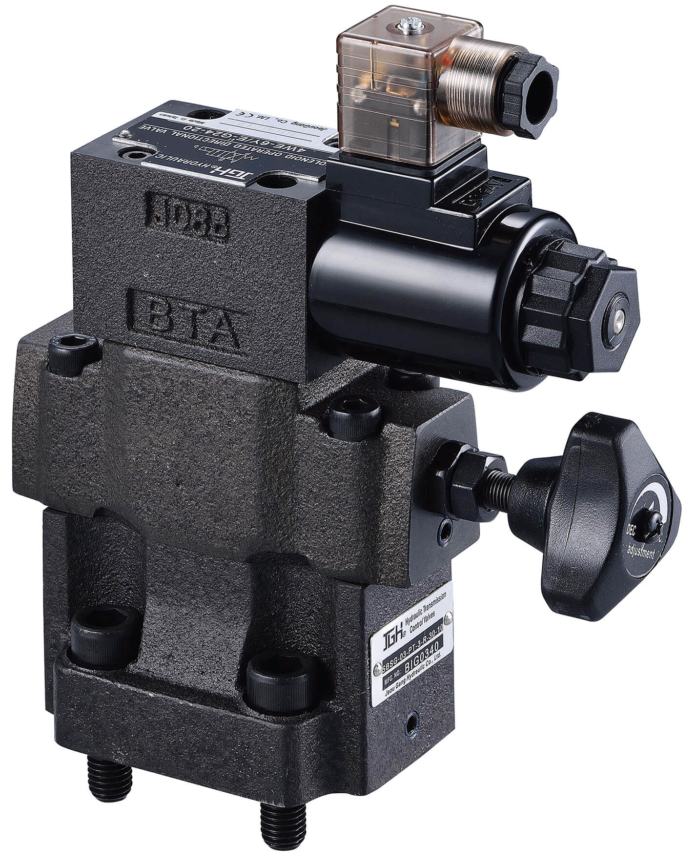 SBSG Low Noise Type Solenoid Control Relief Valve